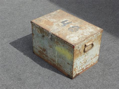 Metal Storage Box Farmhouse 